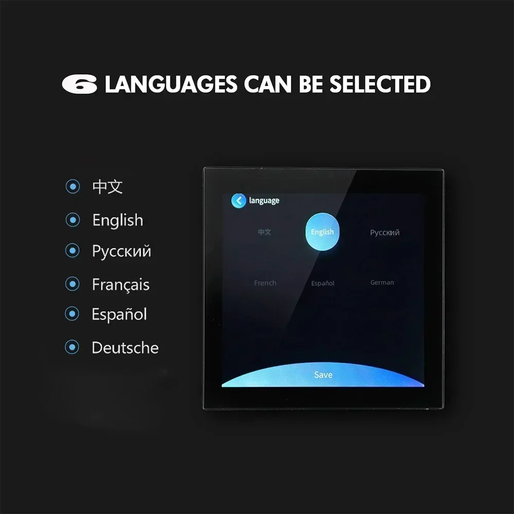 Smart Thermostat for Gas Boilers with Vibrant Color Display and Independent Controls for Clock and Module Power