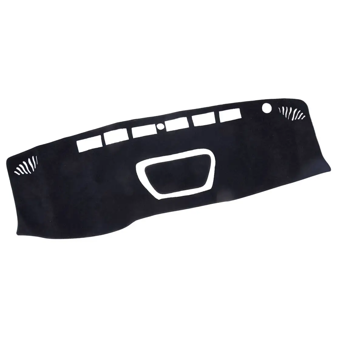 

Car Dashmat Cover Pad Protector Center Console Carpet Fit for Nissan Frontier 2021-2024 Left hand Drive Black Polyester