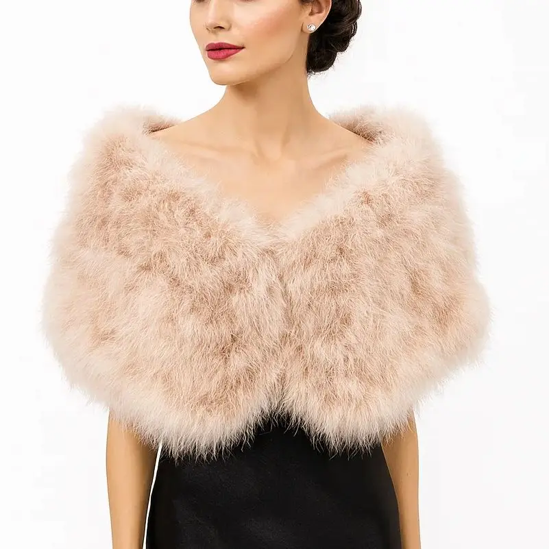 

Шаль из настоящих турецких перьев для вечеринки, меховая накидка, пушистая, персиковая пушистая, цветные шарфы с жевательной резинкой допамина, 145*40 см