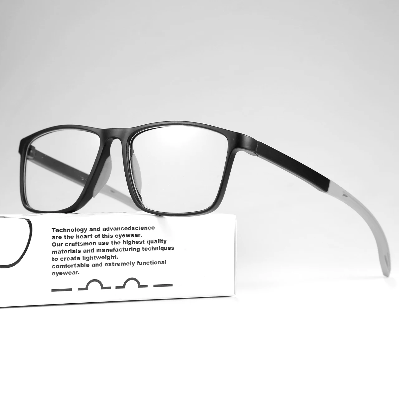 Smart Presbyopia Glasses TR90 Sports Progressive Multifocal Reading Eyeglasses Finished Near Far Bifocal Eyewear view 4
