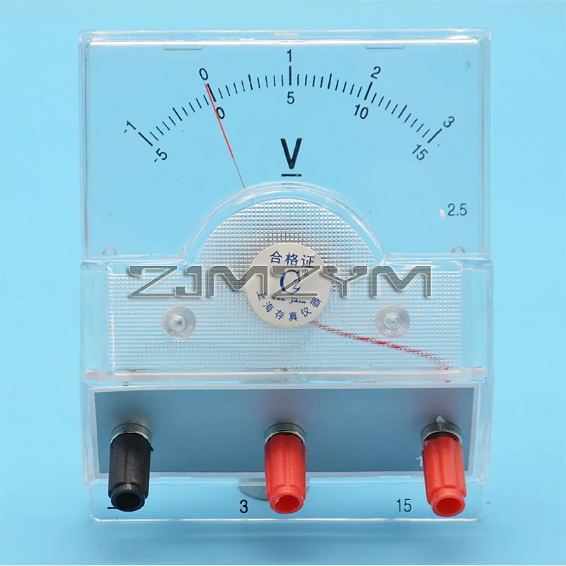 Level 2.5 Physical Projection Voltmeter 3V 15V Projection Voltmeter Physical Teaching Instrument