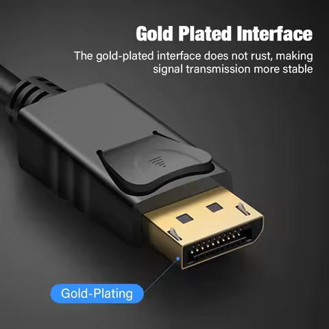 Displayport Cable 4K 2K DP 1.2 Video Audio Display Port Adapter For Xiaomi TV Box Stick Laptop Xbox Switch Steam Deck 3 5 Meter