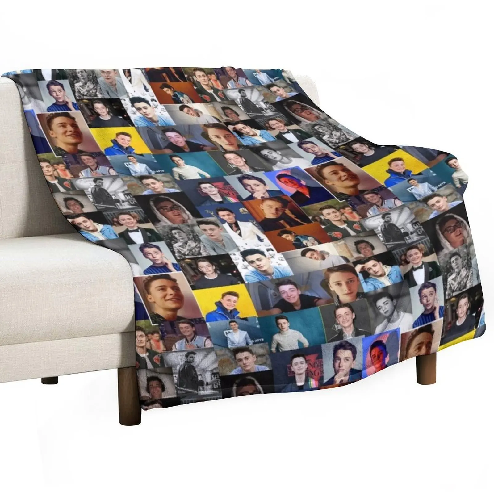 

Noah Schnapp Throw Blanket Flannel Fleece Soft Warm Throw Blanket