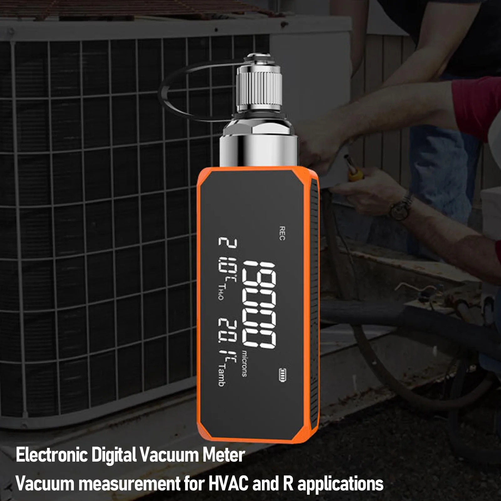 

Цифровой вакуумметр 1-19000 микрон, точный многофункциональный маслостойкий измеритель вакуума