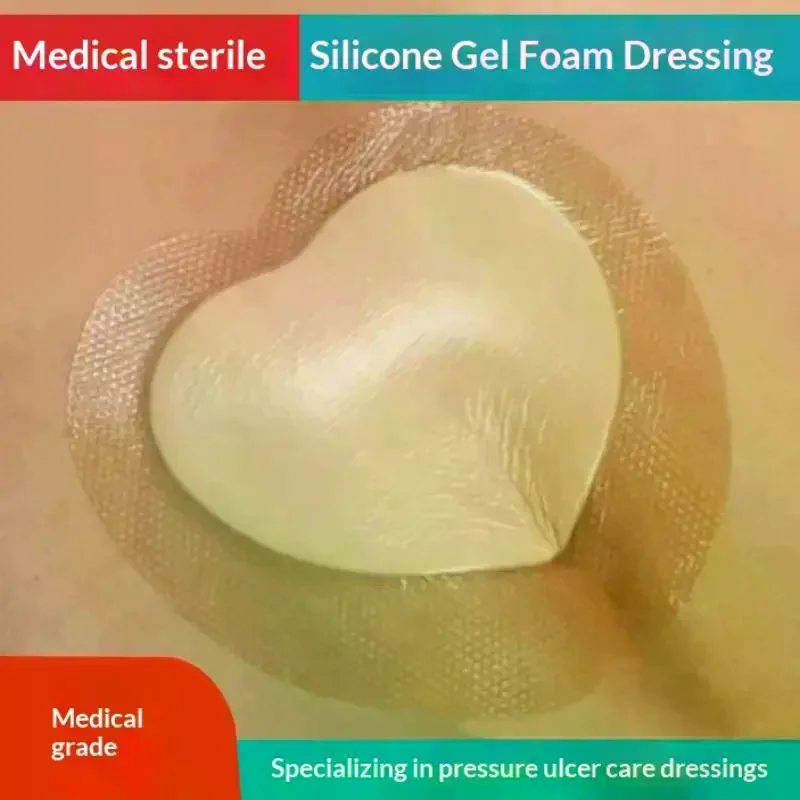 Adhesive Waterproof Dressing Wound Patch  Bedsore Patch Sterile Patch Hydrocolloid Dressing Sterile for Pressure Ulcer Elderly