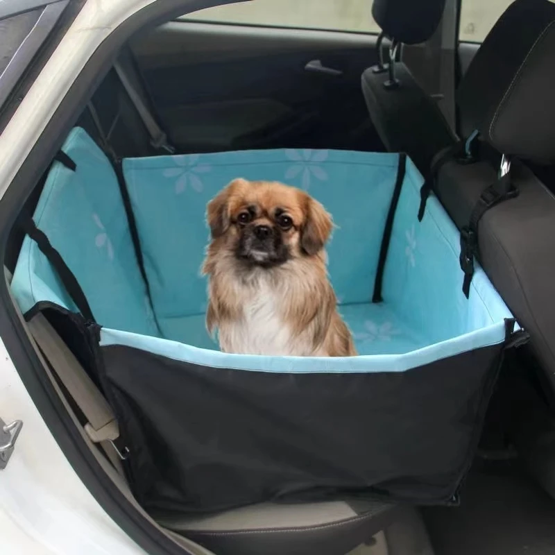 Pet Carriers Dog Car Seat Cover Carrying For Dogs Cats Mat Blanket Rear Back Hammock Protector Transportin Perro