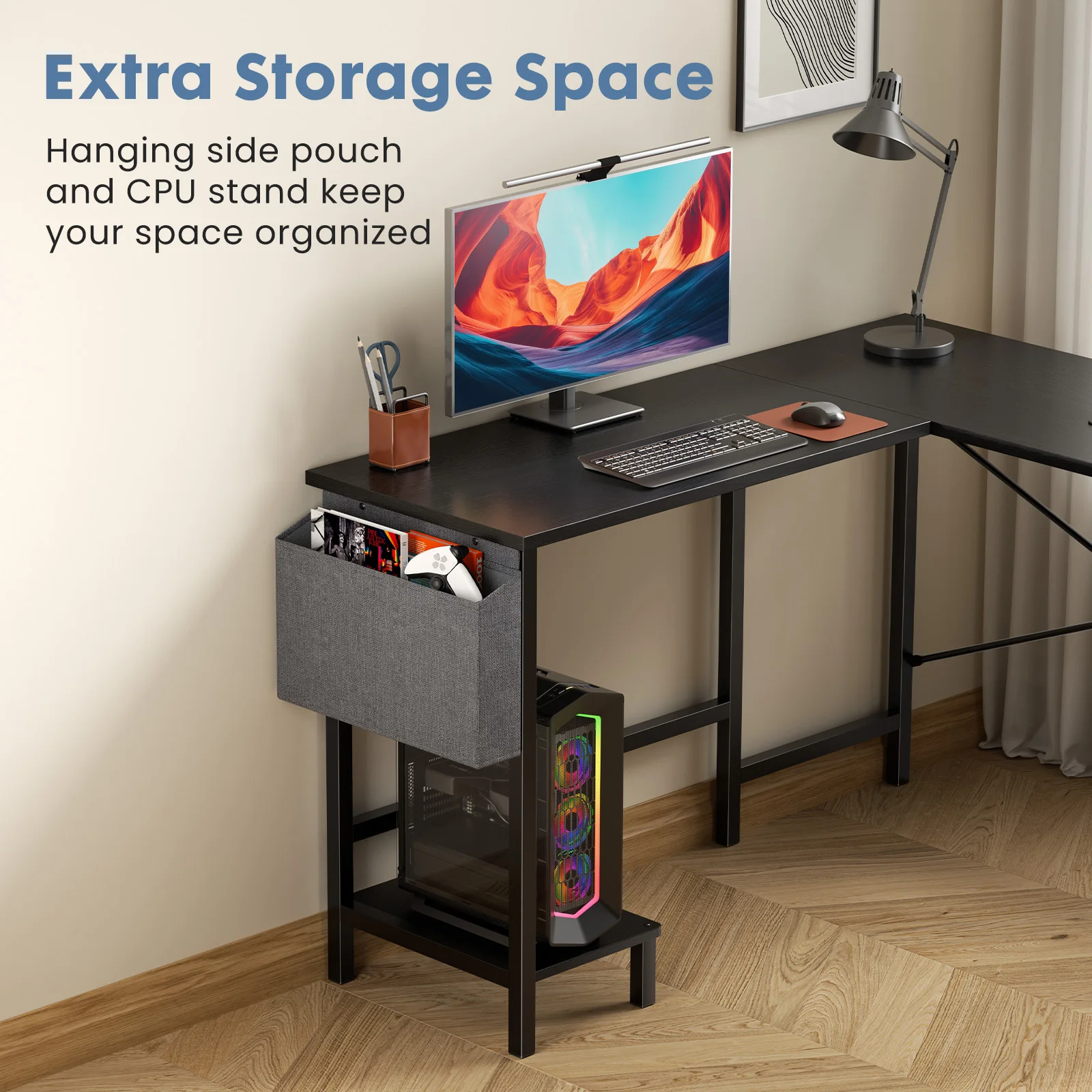 Mesa de Escritório em L MCQ co - Pc Gaming Center avaliação e preço