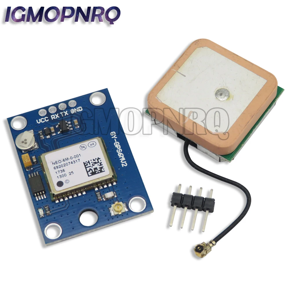 IGMOPNRQ GY-NEO6MV2 New NEO-6M GPS Module NEO6MV2 with Flight Control EEPROM MWC APM2.5 Large Antenna for Arduino NEW