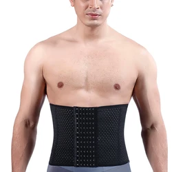 1pcs Men Sports Slimming Body Shaper Waist Trainer Trimmer Belt Corset Belly Control Belt Fitness Shapewear Reduce beer belly