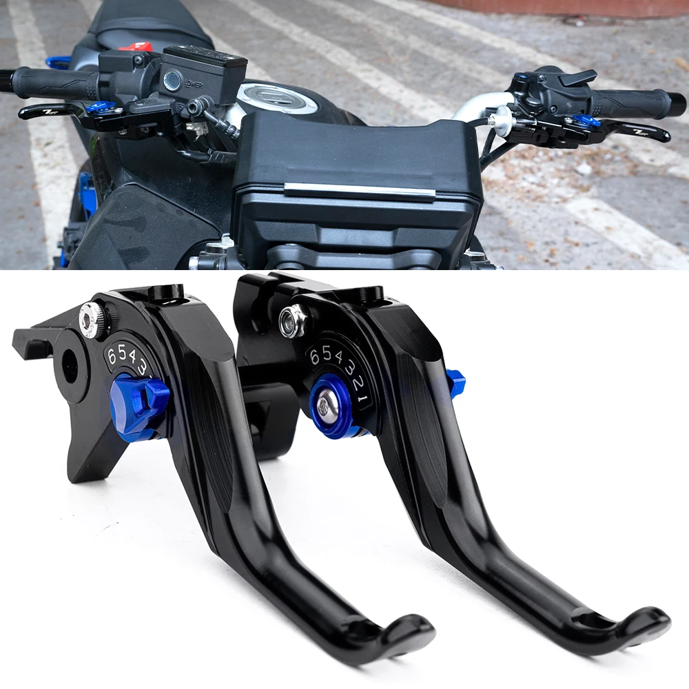 Für Yamaha TRACER 7 9 GT 7GT 9GT 2021-2026 tracer7gt 2025 tracer9 TRACER9GT Zubehör Motorrad Brems- und Kupplungshebel Einstellbar – Detail 2