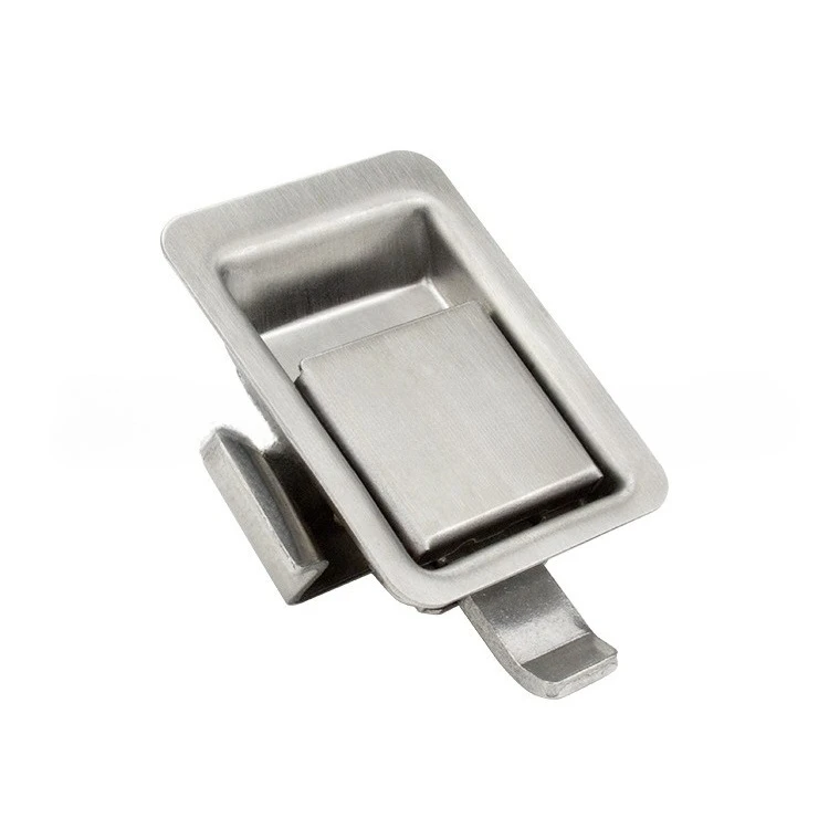 304 stainless steel brushed panel lock industrial machinery equipment cabinet door lock pull flat lock MS866