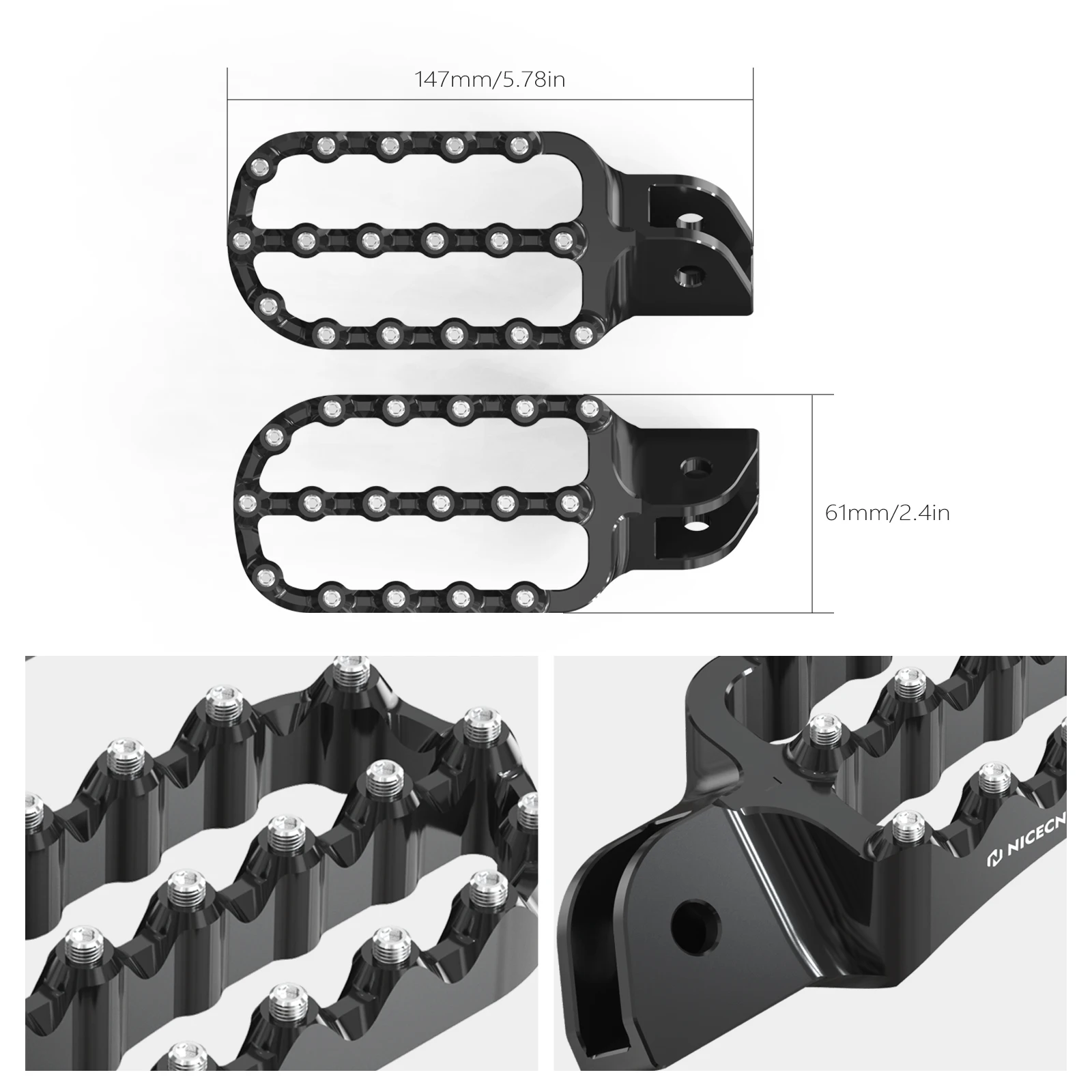 (EU-Lager) Für BMW R1250GS R 1250 GS 2019-2023 R1200GS 2013-2018 R 1200 GS Fußrasten Fußrasten-Bremshebel Schalthebel – Detail 3