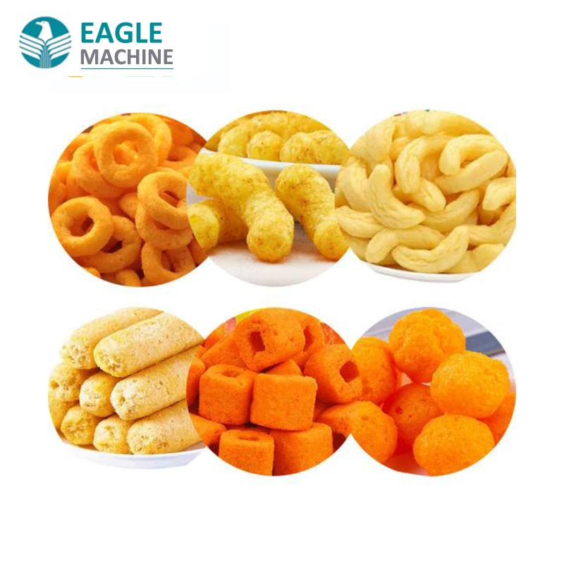 Extrusion Corn Puffs/pop Corn Snack Human Food Production Line Making Machine