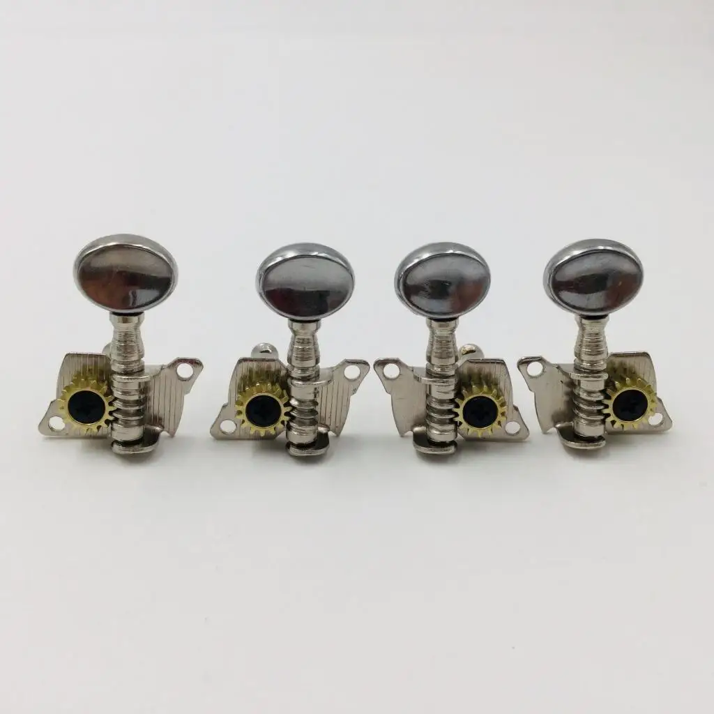 Metal Tuning Peg Guitar String Button Ukulele Machine Heads Accessory for 4 String Mini Guitar Set