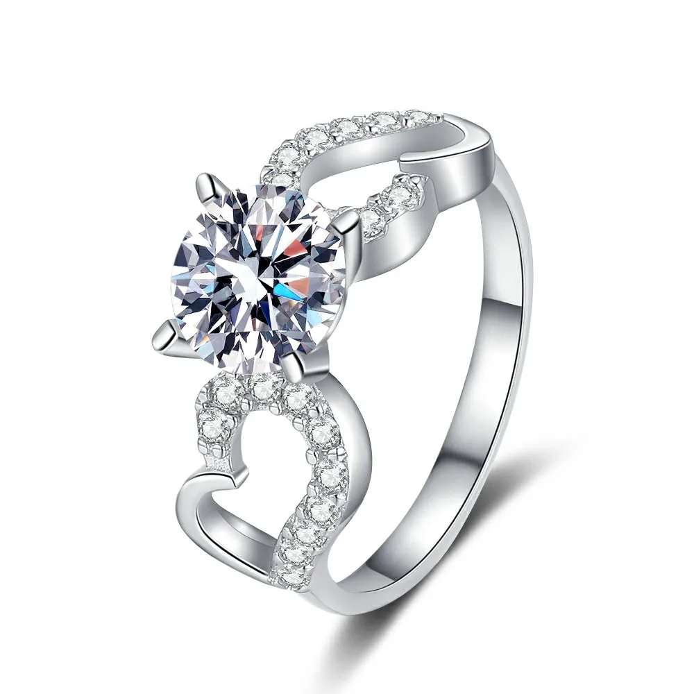 

S925 Серебряное Кольцо Ювелирные Изделия Модный Бутик Ювелирных Изделий Кольцо Женское Свадьба Заручини День Рождения День Святого Валентина Юбилей Вечеринка Подарок