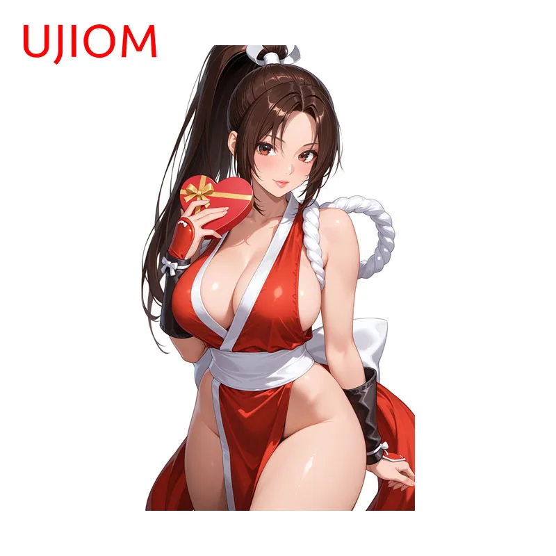 UJIOM Mai Shiranui Game Waifu Wall Sticker Beautiful Art DIY Home Cupboard Decal Waterproof Vinyl Room Decoration Accessories