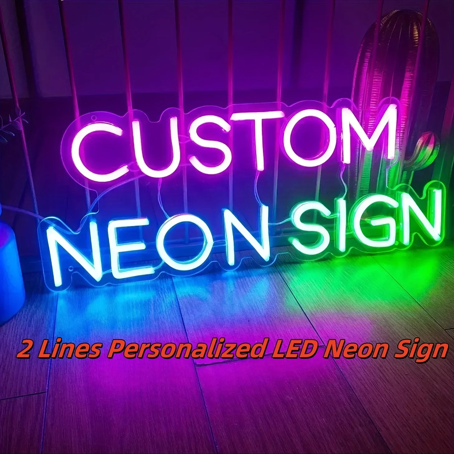 Custom LED Neon Signs Personalized Names Neon USB Multi-Font Lights Available for Weddings Birthday Party Bedroom Decorations