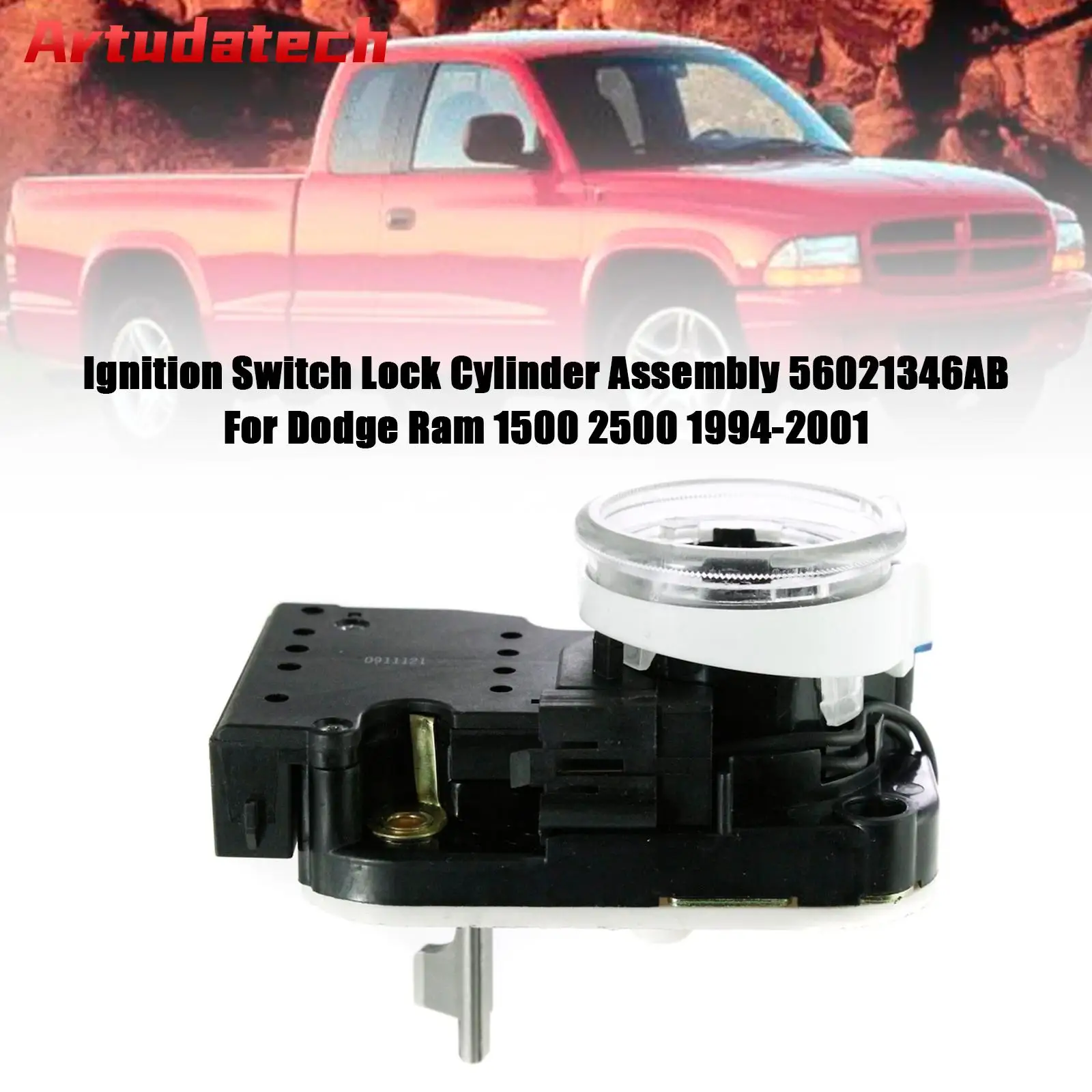 

Artudatech Ignition Switch Lock Cylinder Assembly 56021346AB For Dodge Ram 1500 2500