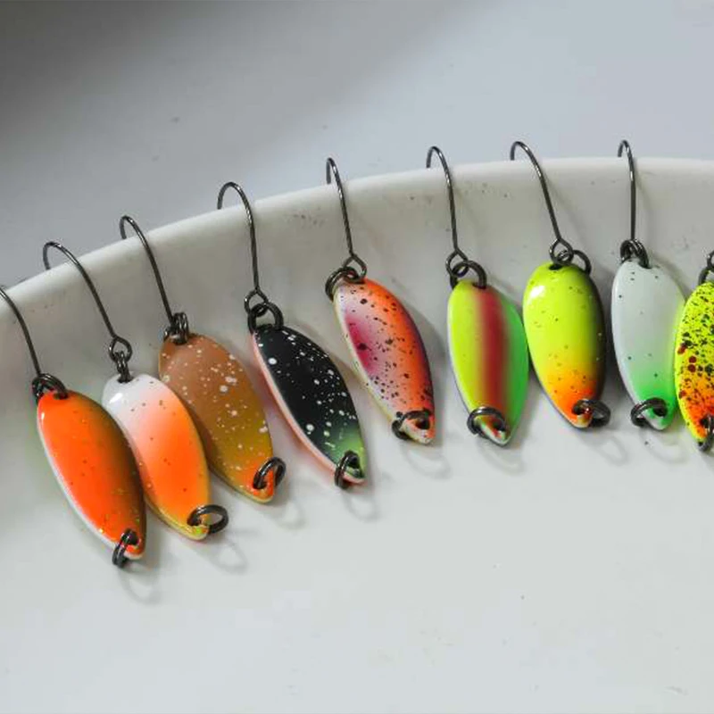 1Pc Peche Leurre Pesca Dohna Löffel 2,8g 30mm Bunte Löffel Köder Kupfer Stream Metall Angeln Locken für Forelle Döbel Barsch Lachs – Detail 6
