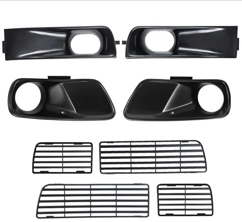 

Высокопроизводительные верхние и нижние воздухозаборники, отражатели, индикаторы, решетки радиатора, 8 шт., для бампера EURO, VW MK3 Golf GTI VR6