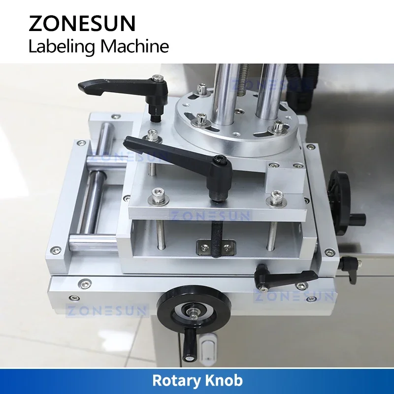 ZONESUN etichettatrice automatica per collo e corpo di bottiglie avvolgente intorno all'attrezzatura per l'applicazione di etichette ZS-TB822R