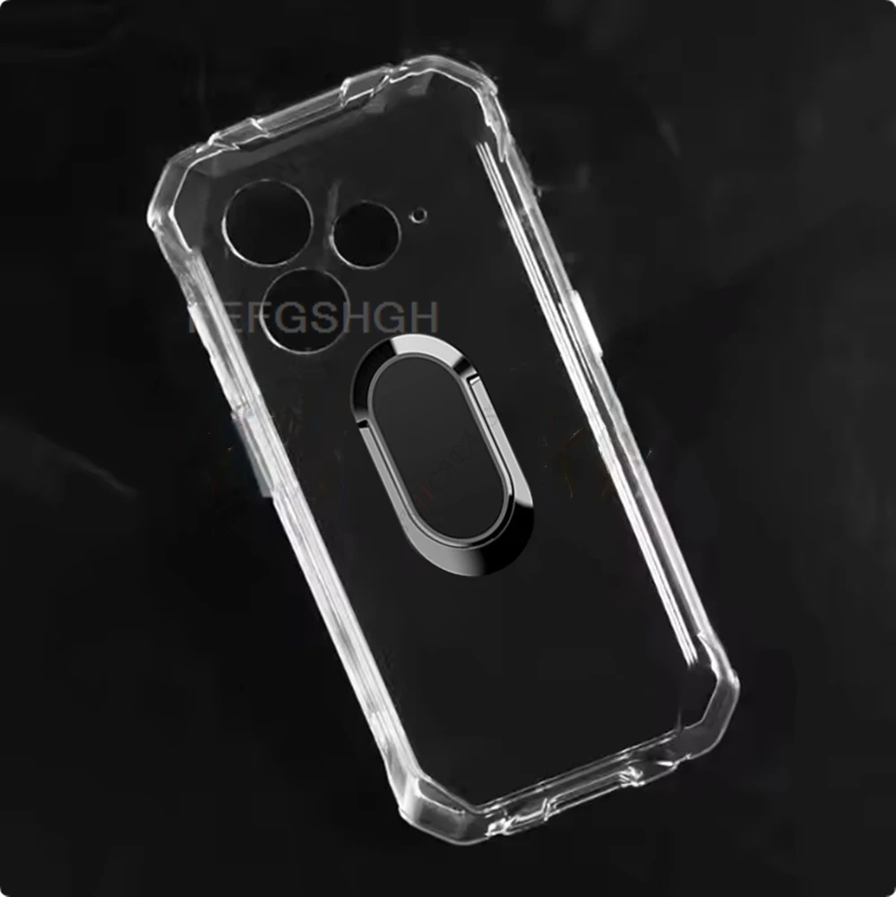 For Blackview Oscal Marine 2 Marine2 OscalMarine2 Back Ring Holder Bracket Phone Case Smartphone TPU Soft Silicone Cover