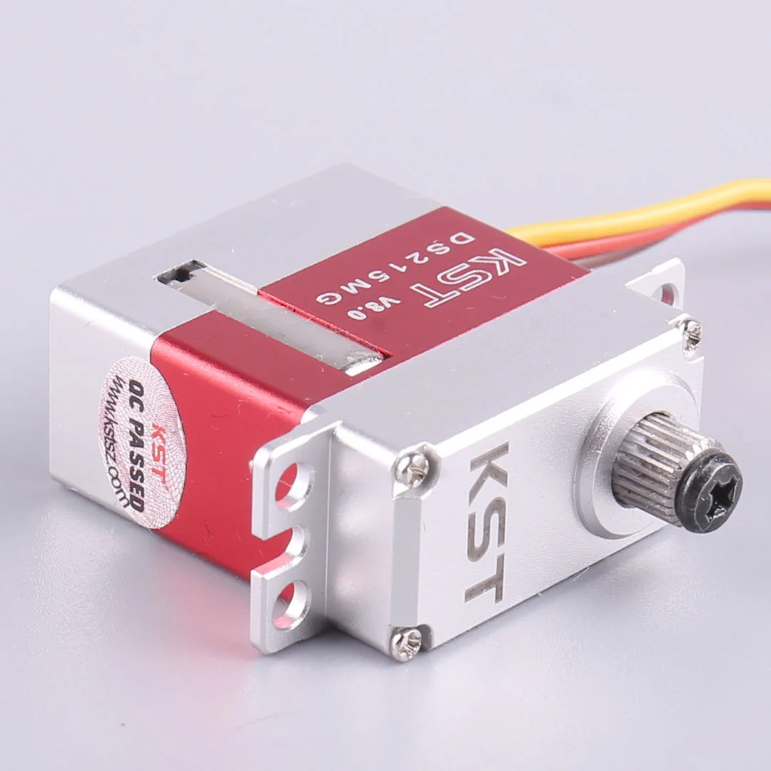 

KST DS215MG V8.0 HV Coreless Digital Servo for RC Helicopter Full Metal Swashplate Servo High Voltage Coreless Operation