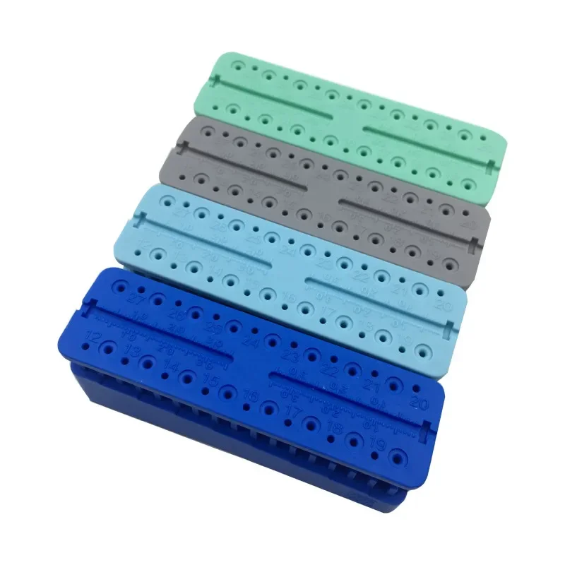 Dental Endo Measuring Block Endo Autoclavable Files Holder Dentist Instrument Endo Ruler Dentist Tool