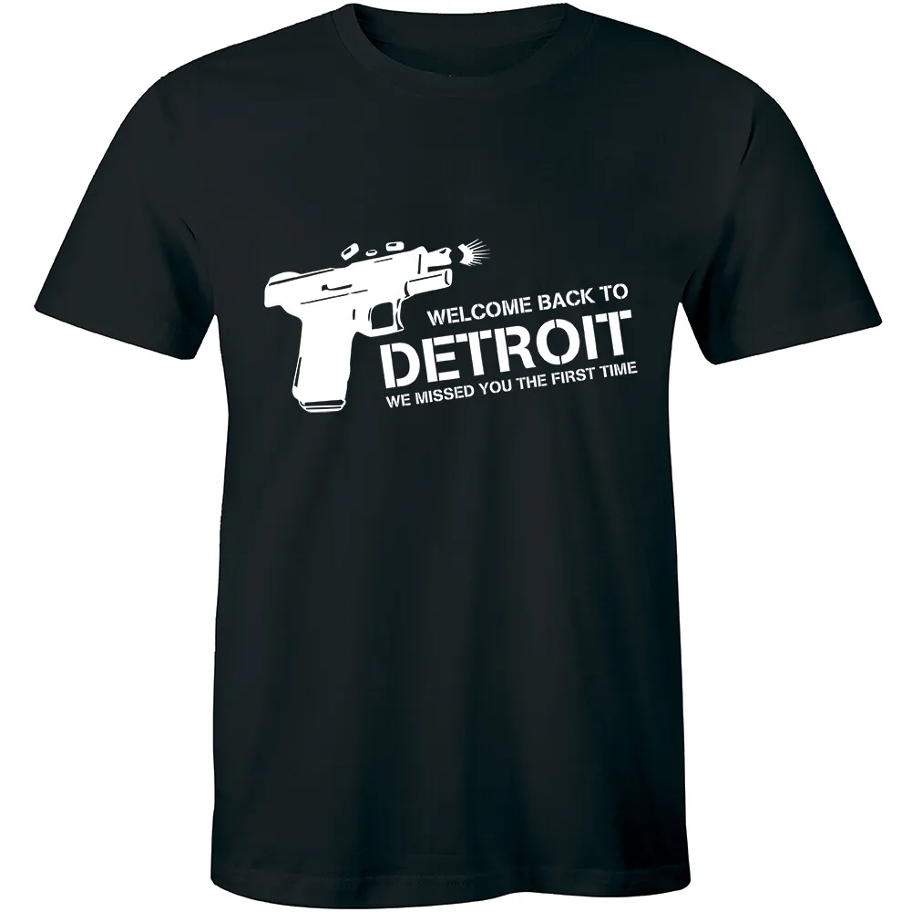 Bienvenido de nuevo a DETROIT, te faltabas, eslogan divertido, lema de la ciudad, camiseta de regalo 313