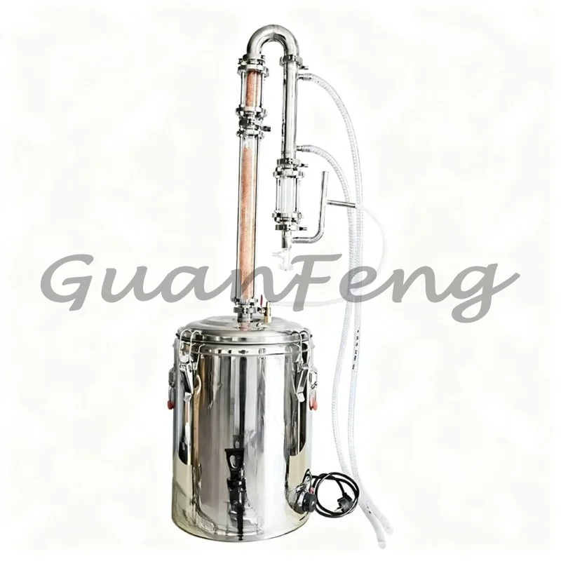 Stainless Steel Automatic Hydrosol Distillation Machine, Essential Oil Extraction & Refining Equipment