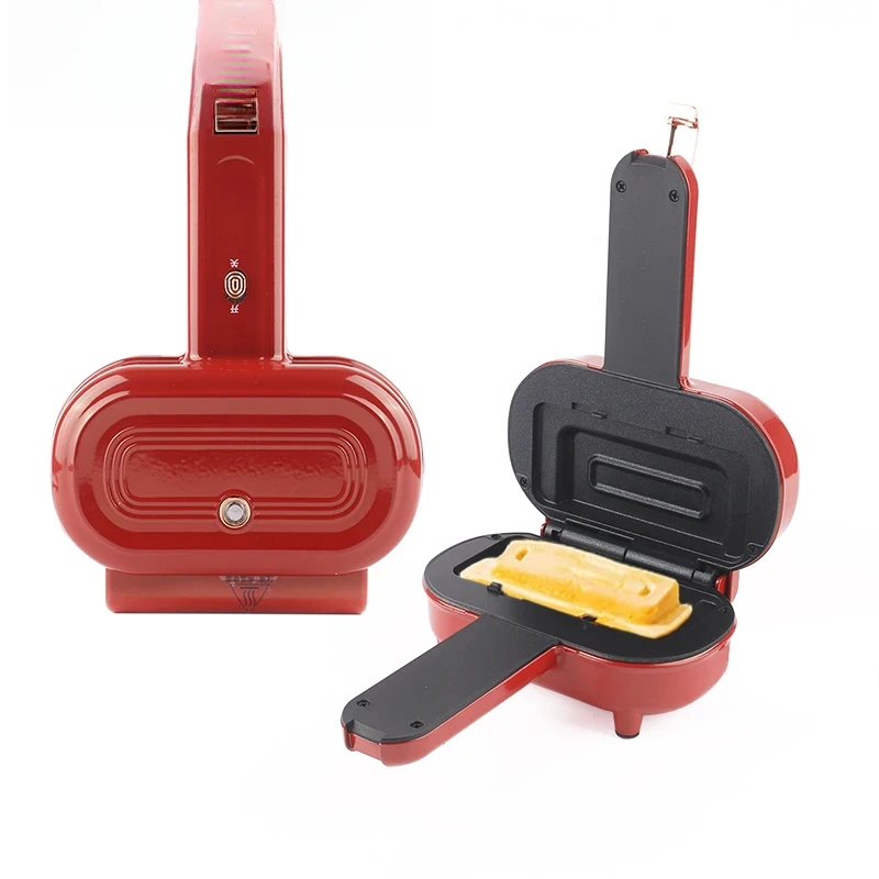 Double-Sided Seal Press Sandwich Machine Mini Taco Burrito Baking Pan Grill Breakfast Maker Bread Hot Dog Toaster Electric Oven