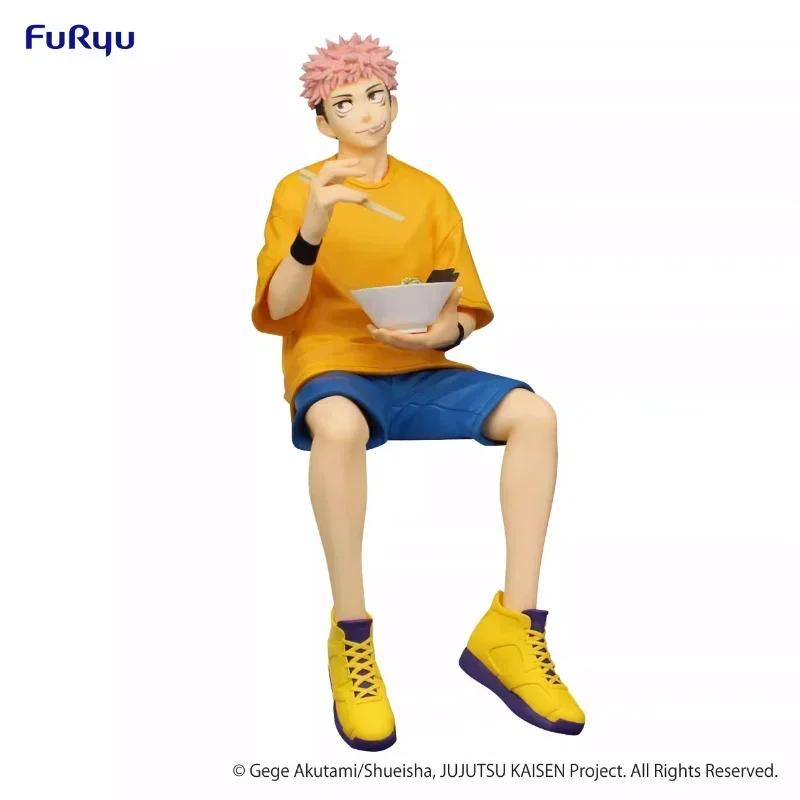 Original Furyu Sega Jujutsu Kaisen Yuji Itadori Satoru Gojo Kugisaki Nobara Noodles Stopper Figure Anime Action Figure Toy Gift