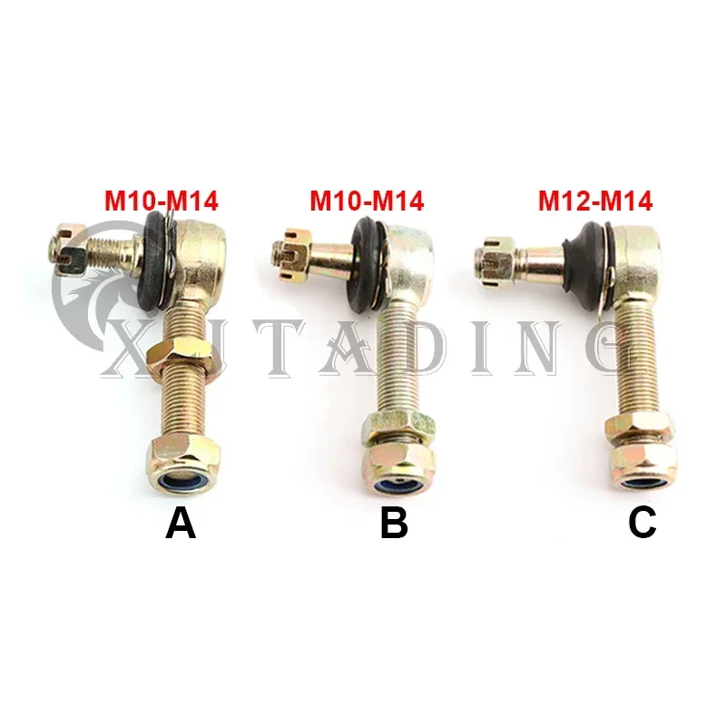 

1 Pcs M10/M12 M14x60mm Adjustable Ball joint Kit For China 50 70 90 110 125cc 150cc ATV Go kart UTV Buggy Quad Bike Accessories