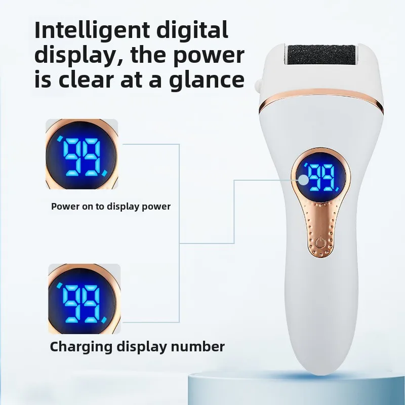 Manufacturer Cross-Border New Electric Pedicure Machine Set Digital Display Callus Dead Skin File