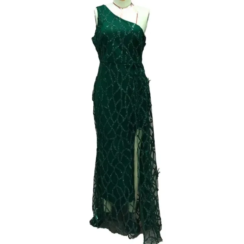 

Women's high-quality elegant long dress formal slim-fitting evening dress