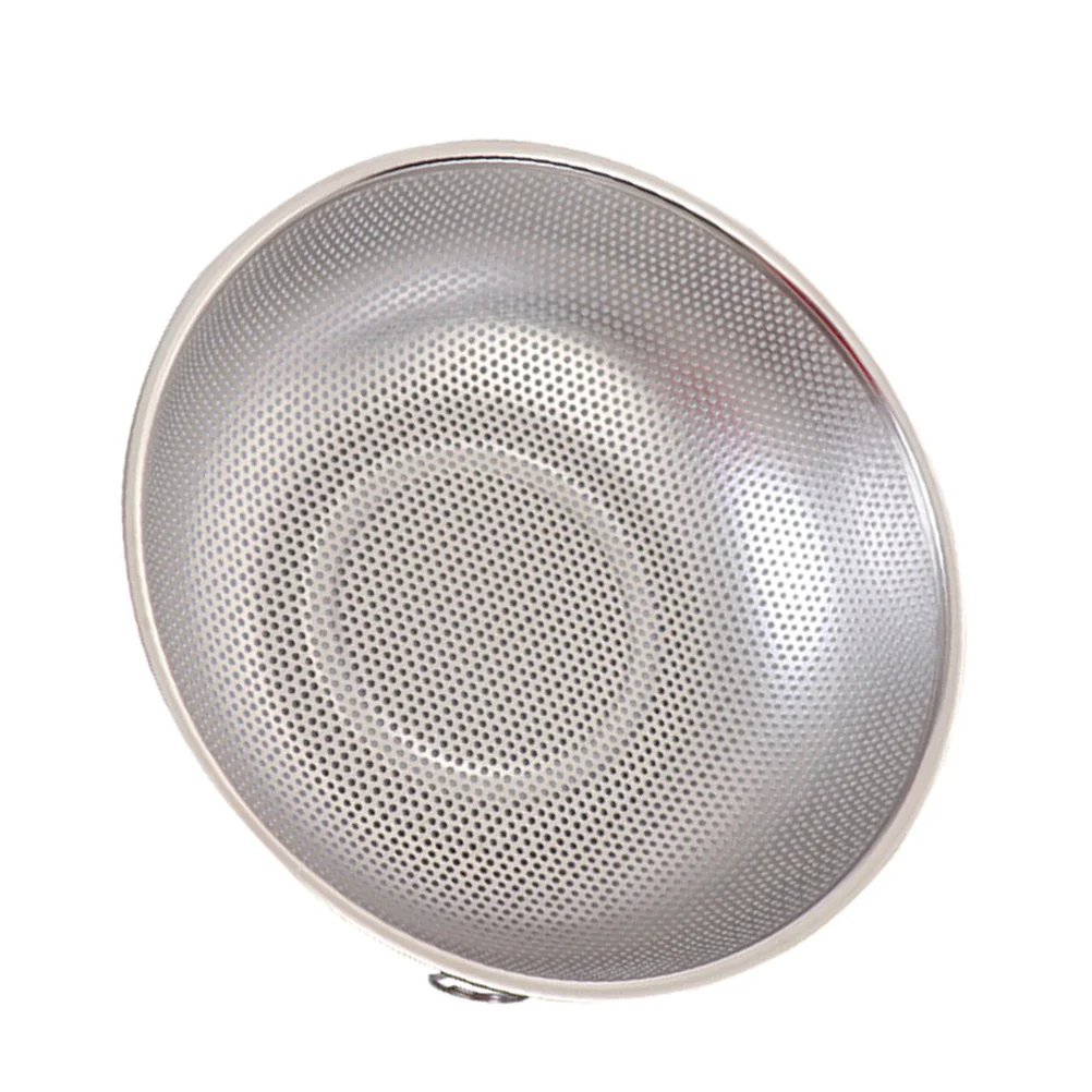 

Rice Washing Basket Stainless Steel Kitchen Drain Basin For Fruit Vegetable Leakproof Metal Strainer Cooking Tool
