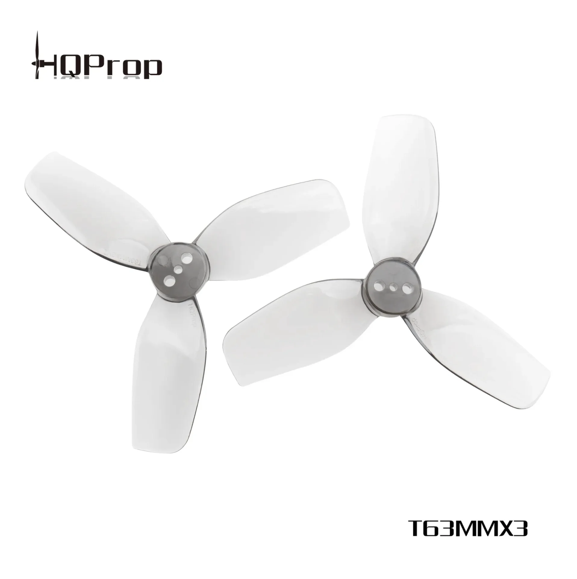 HQProp DT63MMX3V2 63mm 2.5 Inch 3-Blade PC Propeller 1.13g Reverse Thrust Cinewhoop FPV Drone Props RC Spare Parts
