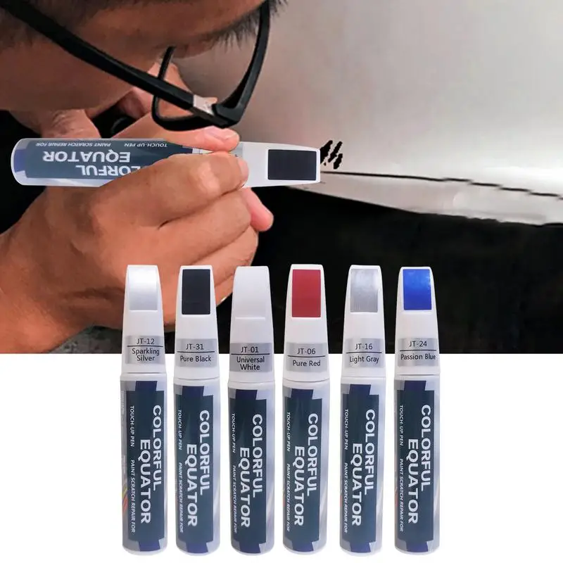 Car Paint Pen Portable Auto Painting Pen for Vehicle Fast Drying Marker Multifunctional Car Accessories Vehicle Paint Repair