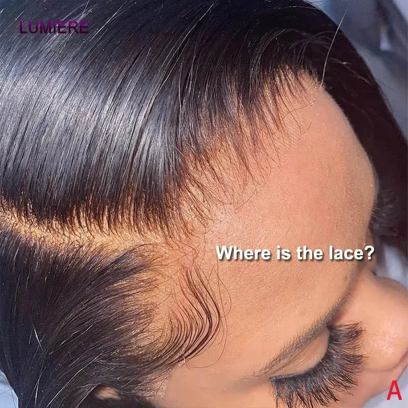 

Lumiere Ear to Ear 13X4 Lace Frontal Straight 4x4 Lace Closure Only Pre Plucked Swiss Transparent Remy Virgin Raw Human Hair