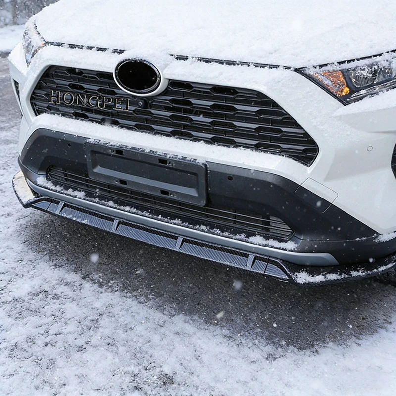 車のアクセサリートヨタ RAV4 2019-2023 フロントバンパーリップディフューザープロテクター装飾カバートリムオートスタイリング