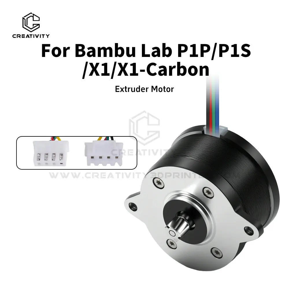 

For Bambu Lab Extruder Motor 36 Circular Stepper Motor 9 Tooth Helical Gear 3D Printer Accessory Compatible with X1/P1 Series