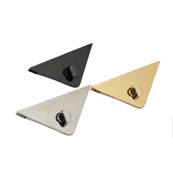 1 pz triangolo in metallo girare blocco interruttore di moda blocco per borsa fai da te borsa borsa bagaglio Hardware chiusura borsa accessori