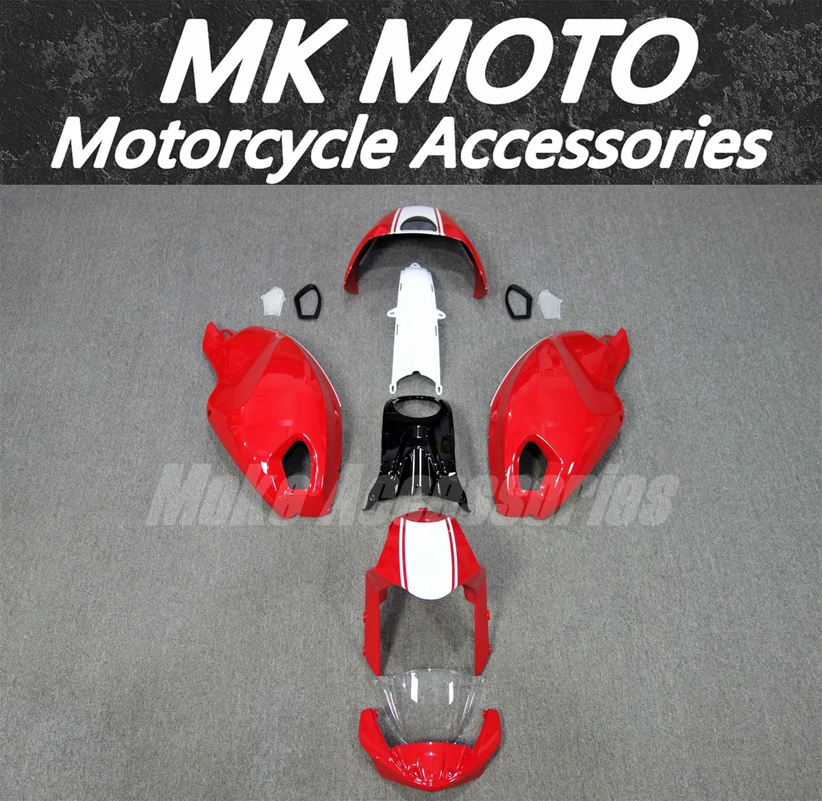 Motorcycle Fairings Kit Fit For Monster 696/796/795/m1000/m1100 2009 2010 2011 Bodywork Set Red High Quality Injection