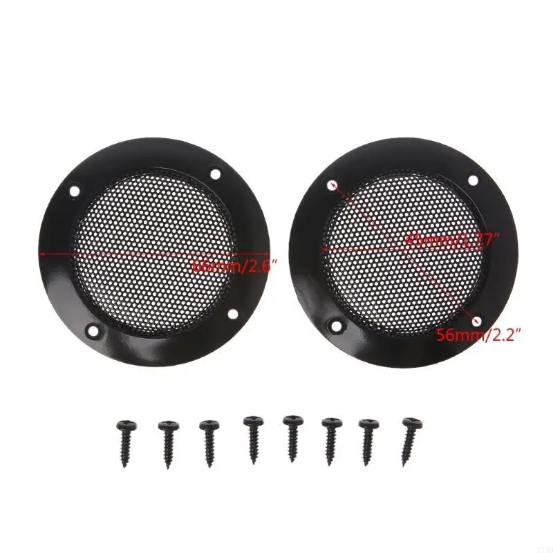 77jd 2pcs Разбитые стойкие стереодинамические акустические