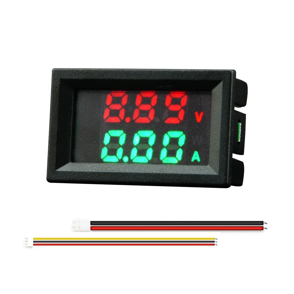 

10A/50A/100A Digital Voltmeter Ammeter Dual LED Display Voltage Current Detector Multifunctional Amp Volt Tester Instrument Tool