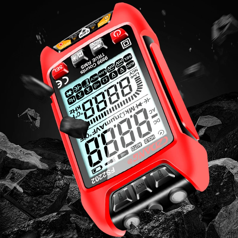 

Скандинавский амперметр, универсальный измеритель электрика с подсветкой, высокоточный интеллектуальный мультиметр с цифровым дисплеем, защищенный от ожогов, инструмент FYTC