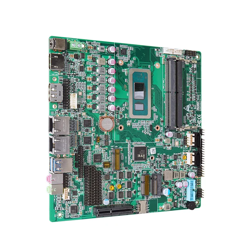 Mini itx Industrial Motherboard With Intel 12th cpu i5-12450H/i5-1235U/I3-1215U HDMI VGA LVDS RS232/RS485 2LAN mini itx