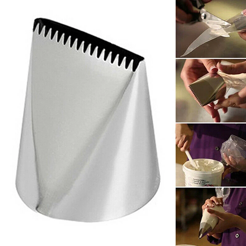 1Pc Extra Large Cake Tips Set Cream Decorations Icing Piping Pastry Nozzles Decors^..