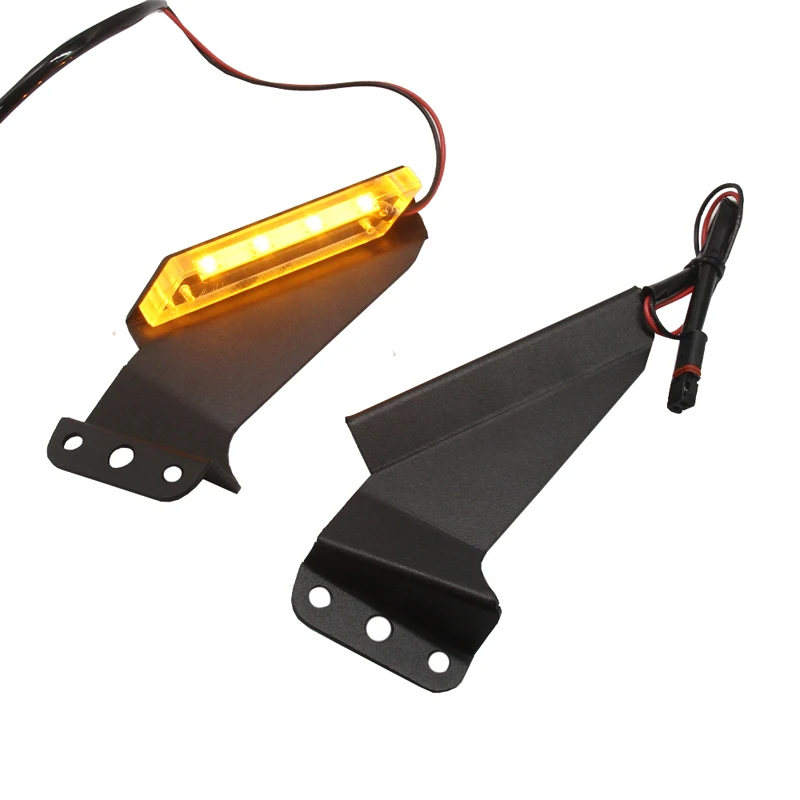 2PCS/Set Left Right Motorcycle LED Front turn signal Light Invisible Wing Retrofitted For BMW S1000RR 2019 2020 2021 2022