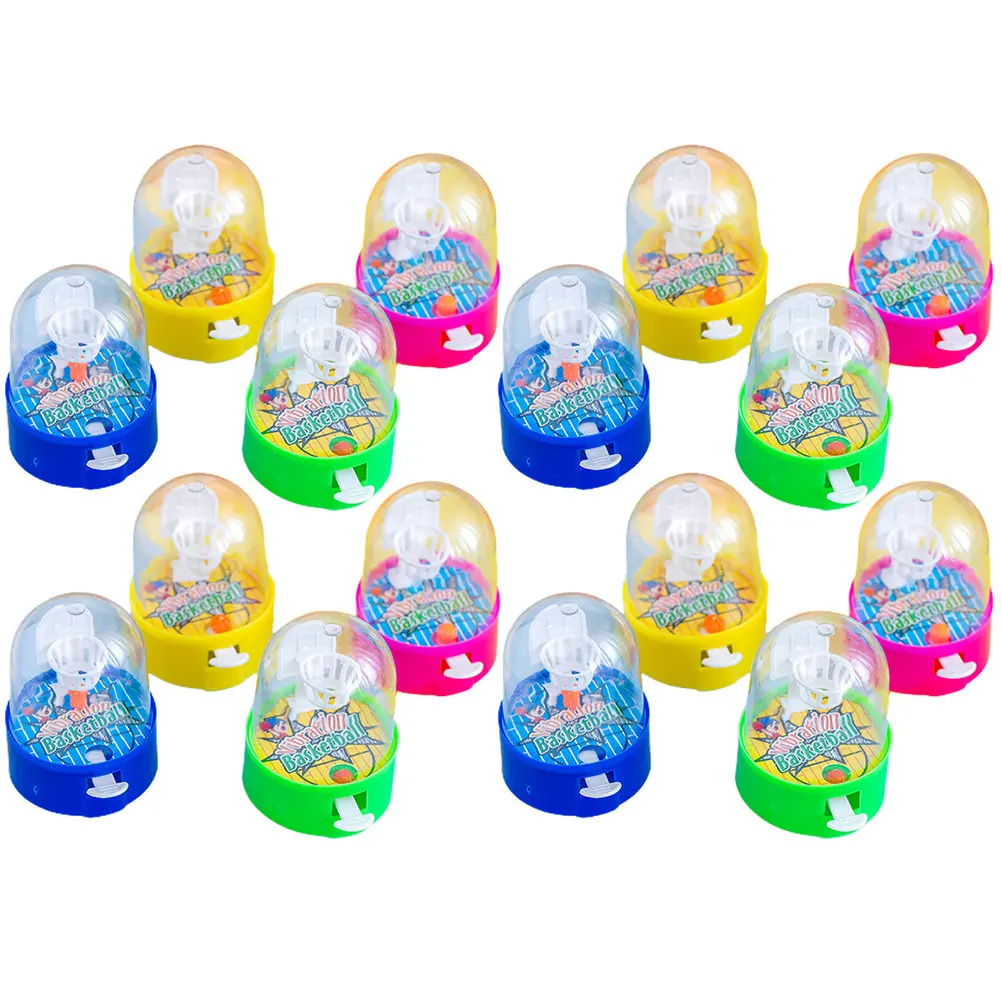 16Pcs Basketball Plaything for Children Early Development Tool Hand-Eye Coordination Fine Motor Skills Training Indoor Game Gift